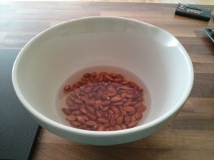 Cover almonds with water and soak for 8-12 hrs.